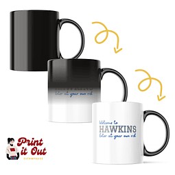 Taza Mágica - Stranger Things - Welcome To Hawkins