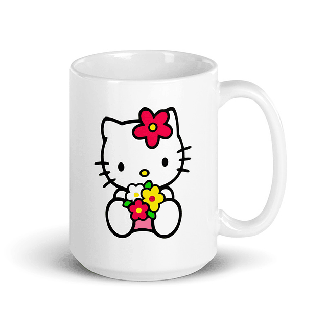 Tazón - Hello Kitty - Flores