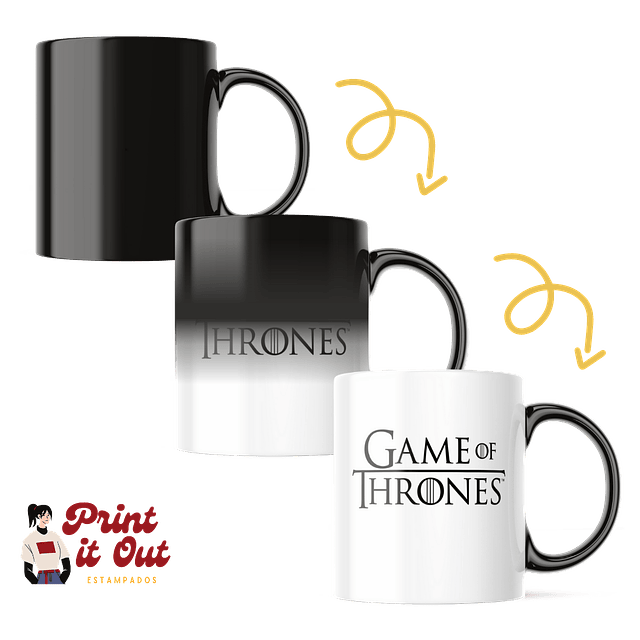 Taza Mágica - Game Of Thrones - Got