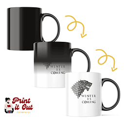 Taza Mágica - Game Of Thrones - Got - Winter Is Coming