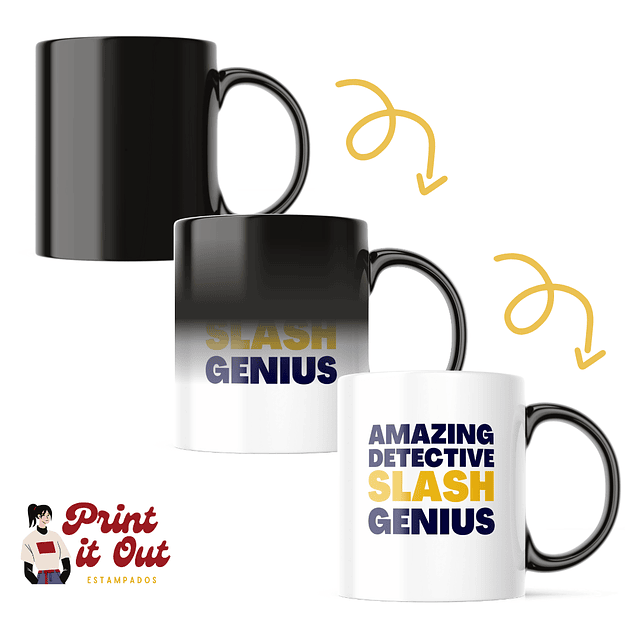 Taza Mágica - Brooklyn Nine-Nine - Amazing Detective Slash Genius