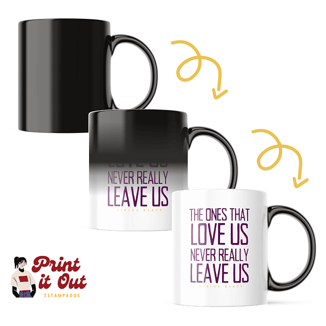 Taza Mágica - Harry Potter - Sirius Black - The One That Love Us