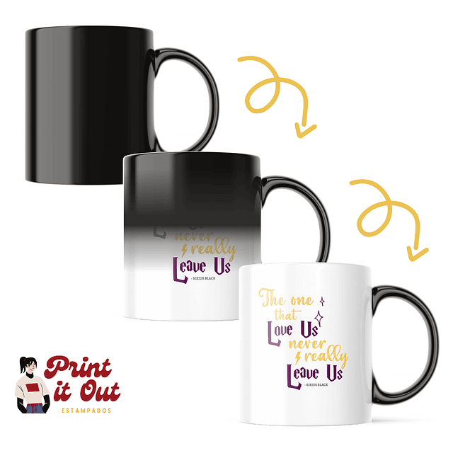 Taza Mágica - Harry Potter - Sirius Black - The One That Love Us…