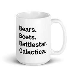 Tazón - The Office - Bears Beets Battlestar Galactica