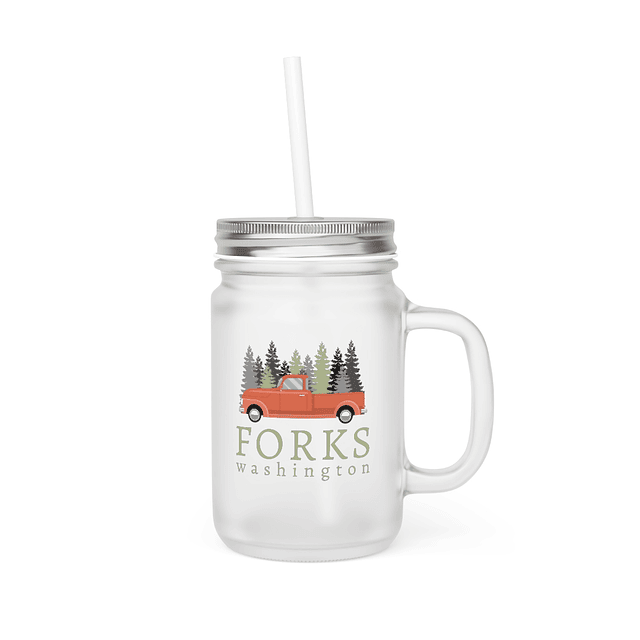 Mason Jar - Crepúsculo - Forks, Washington