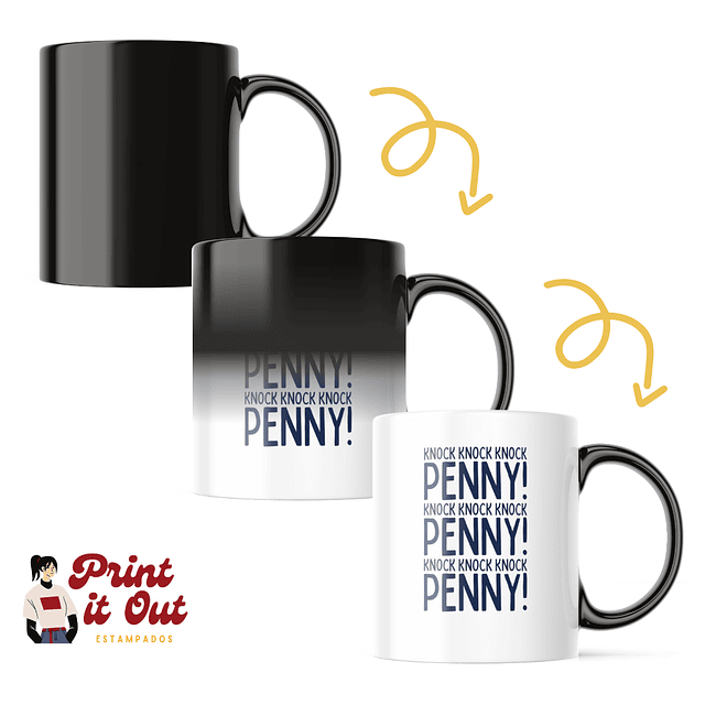 Taza Mágica - The Big Bang Theory - Knock Knock Penny!