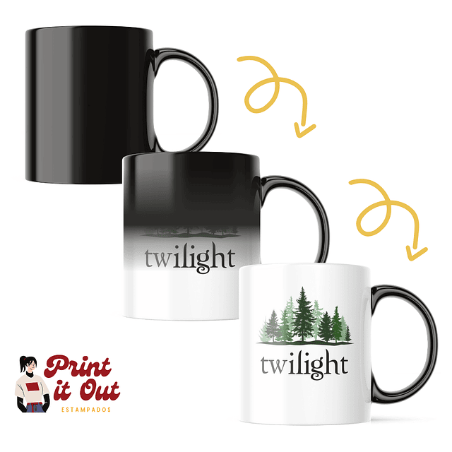 Taza Mágica - Crepúsculo - Twilight 3