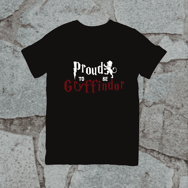 Polera - Harry Potter - Proud To Be Gryffindor