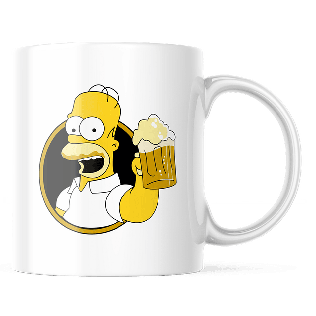 Taza - Los Simpsons - Homero's Beer 2