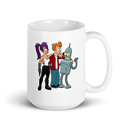 Tazón - Futurama - Leela, Fry & Bender 2