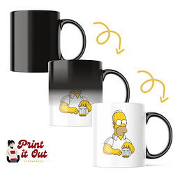 Taza Mágica - Los Simpsons - Homero's Beer