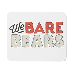 Mouse Pad - We Bare Bears - Escandalosos