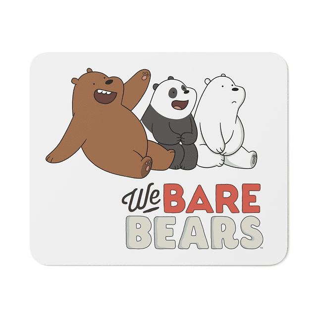 Mouse Pad - We Bare Bears - Escandalosos 2