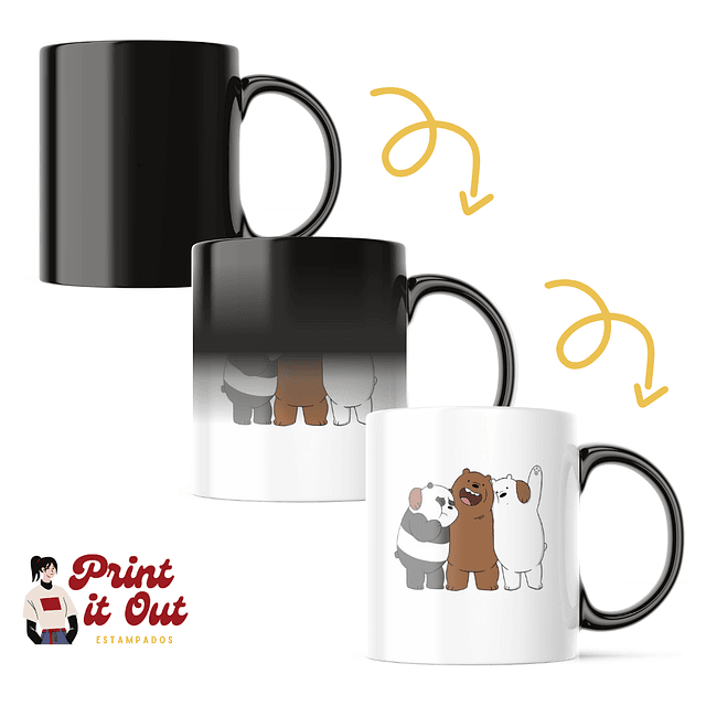 Taza Mágica - We Bare Bears - Escandalosos 4