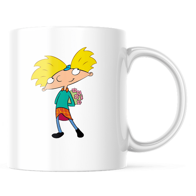 Taza - Hey Arnold! - Flores