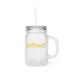 Mason Jar - Harry Potter - Hufflepuff