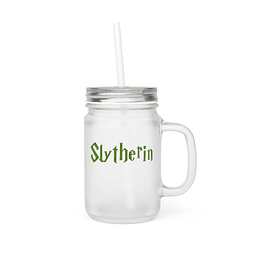 Mason Jar - Harry Potter - Slytherin