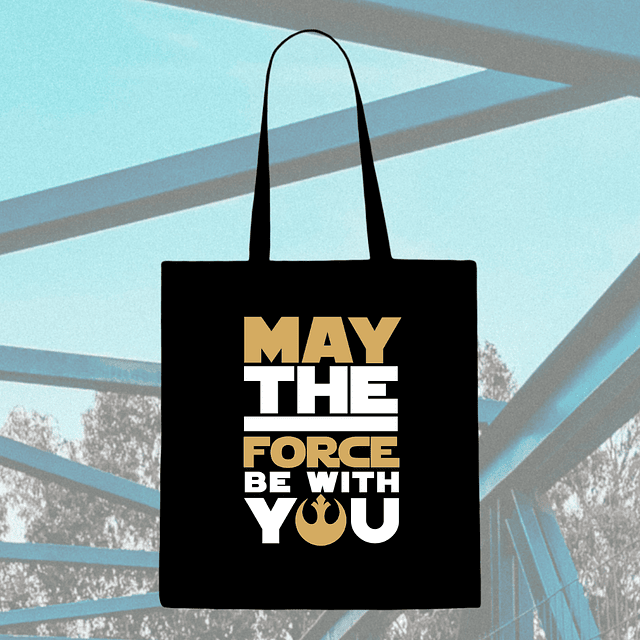 Tote Bag - Star Wars - May The Force Be With You