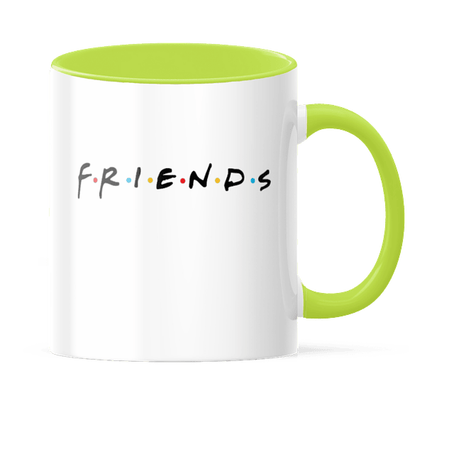 Taza Asa y Borde Color - Friends