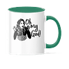 Taza Asa y Borde Color - Friends - Janice: Oh My God!