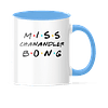 Taza Asa y Borde Color - Friends - Miss Chanandler Bong