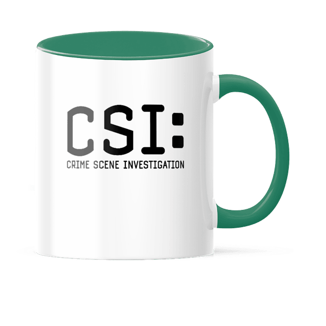 Taza Asa y Borde Color - Csi: Crime Scene Investigation