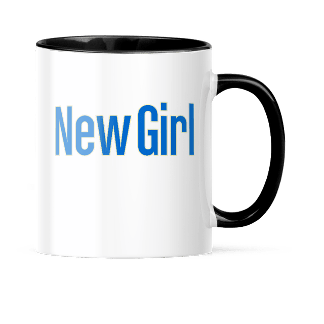 Taza Asa y Borde Color - New Girl