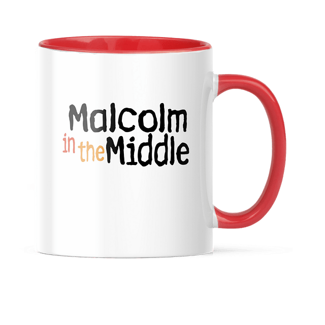 Taza Asa y Borde Color - Malcolm In The Middle