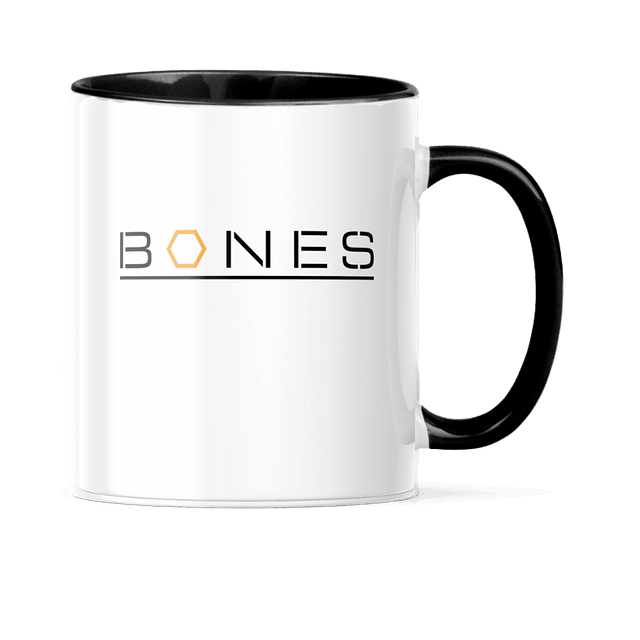 Taza Asa y Borde Color - Bones