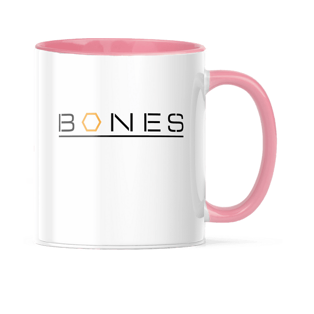 Taza Asa y Borde Color - Bones