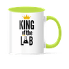 Taza Asa y Borde Color - Bones - King of the Lab