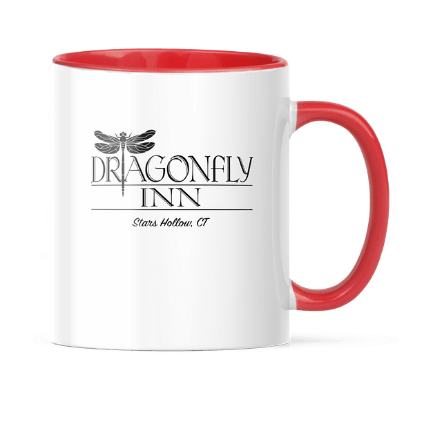 Taza Asa y Borde Color - Gilmore Girls - Dragon Fly Inn