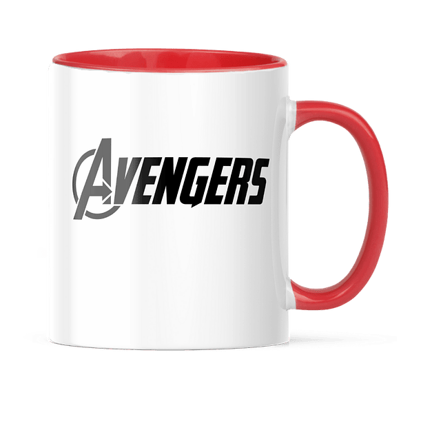 Taza Asa y Borde Color - Avengers