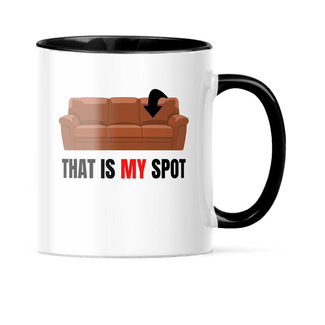 Taza Asa y Borde Color - The Big Bang Theory - That Is My Spot