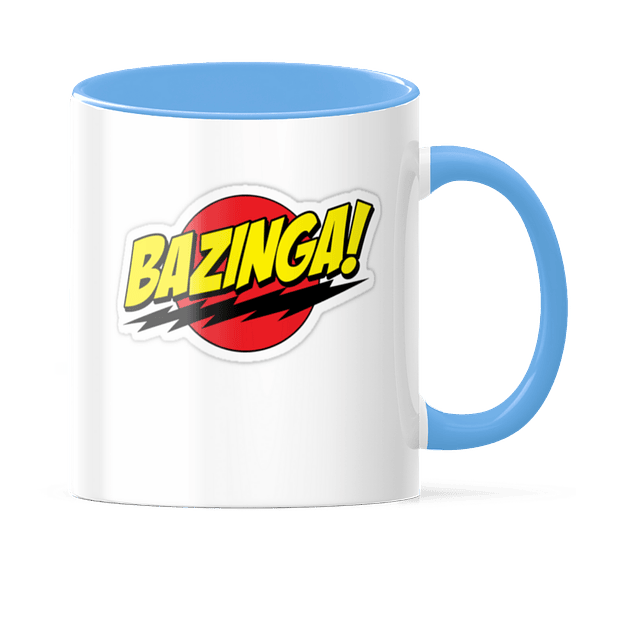 Taza Asa y Borde Color - The Big Bang Theory - Bazinga