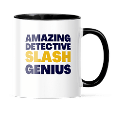 Taza Asa y Borde Color - Brooklyn Nine-Nine - Amazing Detective Slash Genius