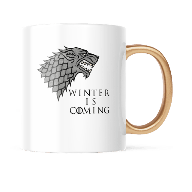 Taza Asa Dorada - Game Of Thrones - Got - Winter Is Coming