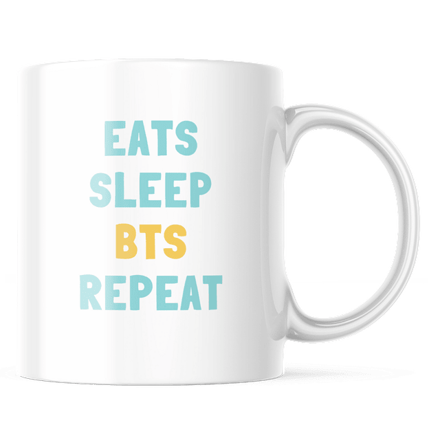 Taza - BTS - Eats Sleep BTS Repeat