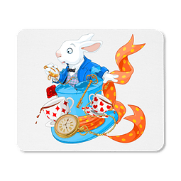 Mouse Pad - Alicia En El País De Las Maravillas - Conejo Blanco