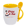 Taza Color + Cuchara - New Girl - I'm Not A Successful Adult