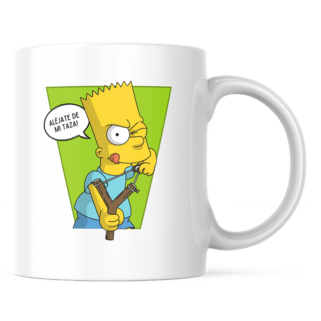 Taza - Los Simpsons - Bart - Aléjate De Mi Taza! 