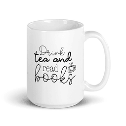 Tazón - Drink Tea And Read Books