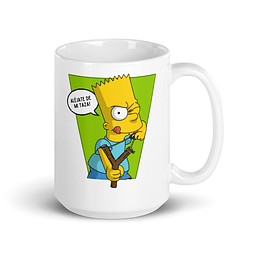 Tazón - Los Simpsons - Bart - Aléjate De Mi Taza!