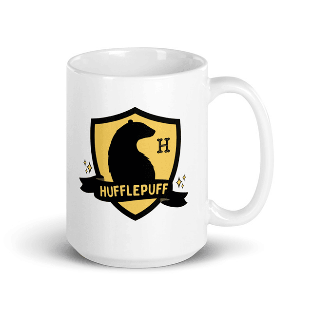 Tazón - Harry Potter - Escudo Hufflepuff