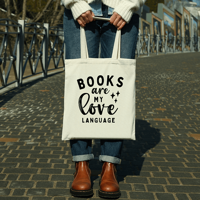 Tote Bag - Books Are My Love Language