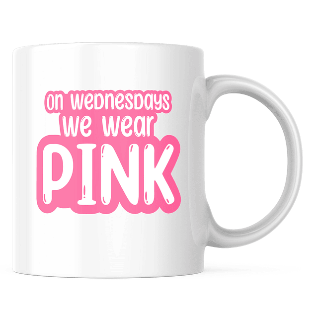 Taza - Mean Girls - On Wednesday We Wear Pink