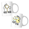 Pack Tazas - Harry Potter - He's a Keeper / She's a Catch