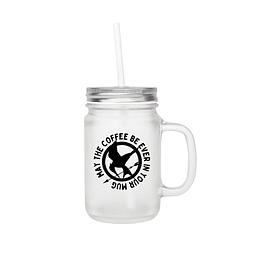 Mason Jar - The Hunger Games - May The Odds Be Ever In Your Favor