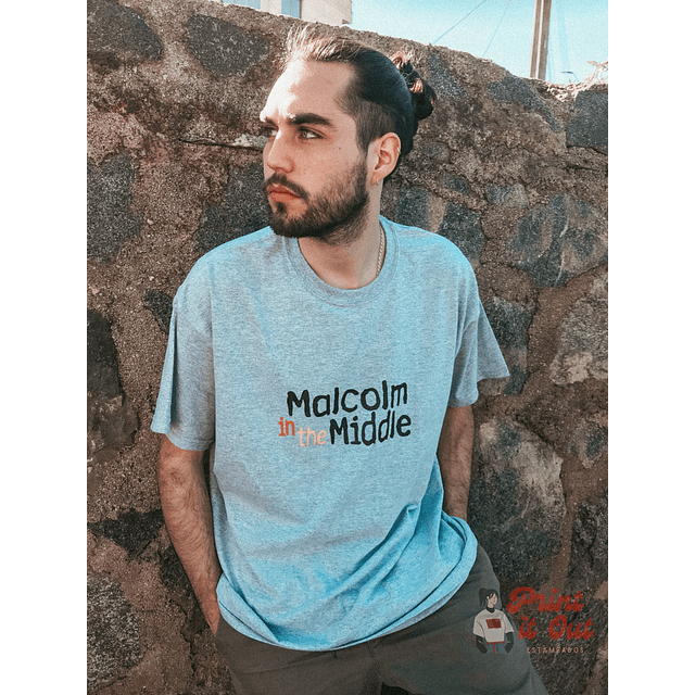 Polera - Malcolm In The Middle - GRIS - TALLA S