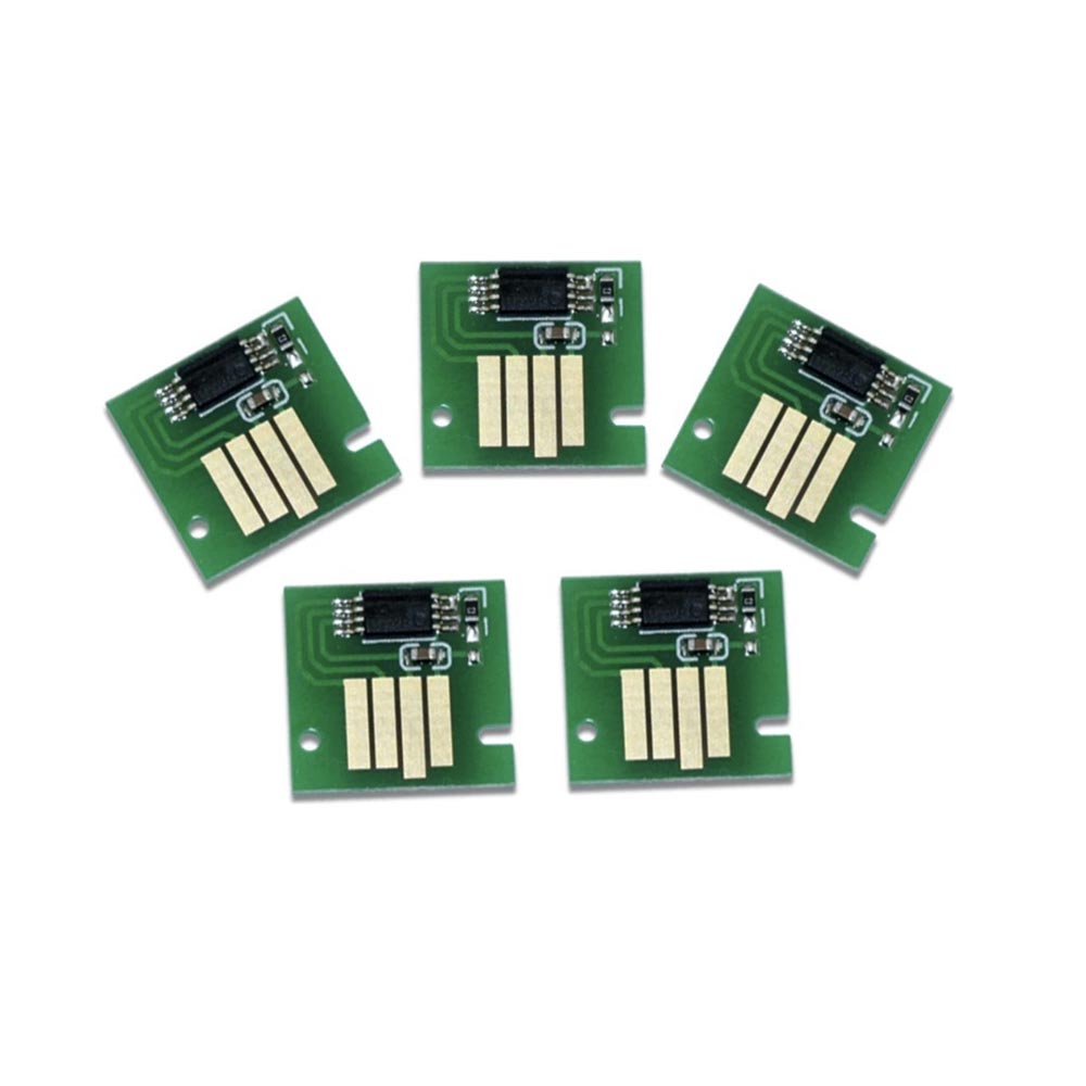 5 chips alternativos mc-10 09 08 07 06 05 para cartucho mantenimiento canon 1